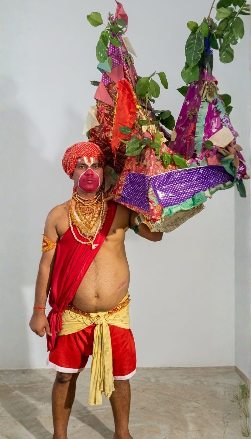 Sri Hanumanji Character played by Madanpur Artist