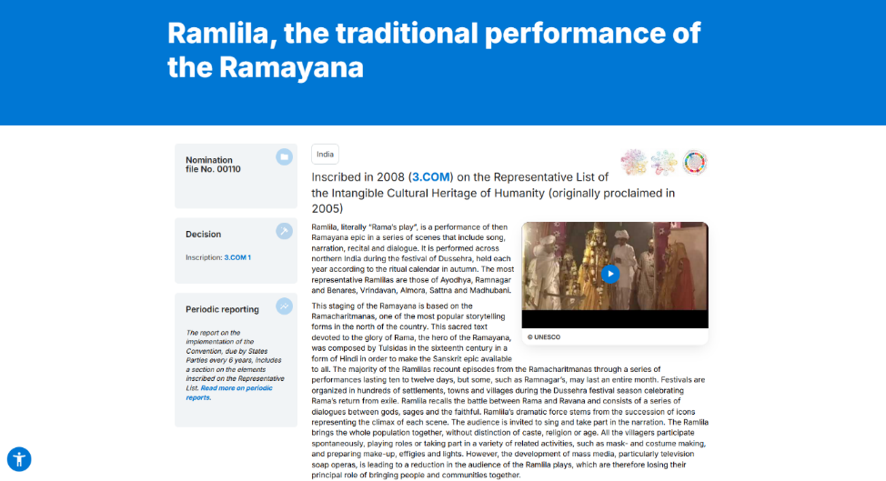 UNESCO Intangible Cultural Heritage